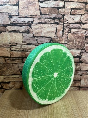 3D Meyve Desen Limon Yastık