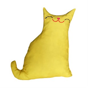 Kedi Yastık Sarı