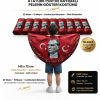 10'lu Set Atatürk Portreleri Bayraklı Pelerin Gösteri Kostümü 145x73cm 10'lu Set Atatürk Portreleri Bayraklı Pelerin Gösteri Kostümü 145x73cm