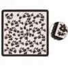 1_org_zoom-357 Tarzını Seç Desenli Dantel Oya Kesim Fular / Bandana 70 x 70 cm - Ekru Gece