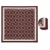1_org_zoom-365 Tarzını Seç Desenli Dantel Oya Kesim Fular / Bandana 70 x 70 cm - Bordo Sarmaşık
