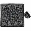 1_org_zoom-369 Tarzını Seç Desenli Dantel Oya Kesim Fular / Bandana 70 x 70 cm - Siyah Gece