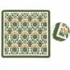 1_org_zoom-373 Tarzını Seç Desenli Dantel Oya Kesim Fular / Bandana 70 x 70 cm - Haki Anadolu