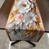 3 Boyutlu Çiçek Desenli Runner 40 X 140
