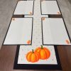 3 Boyutlu Desenli Runner Örtüsü Ve Amerikan Servisi 40 X 140 - 4 Adet 3 Boyutlu Desenli Runner Örtüsü Ve Amerikan Servisi 40 X 140 - 4 Adet