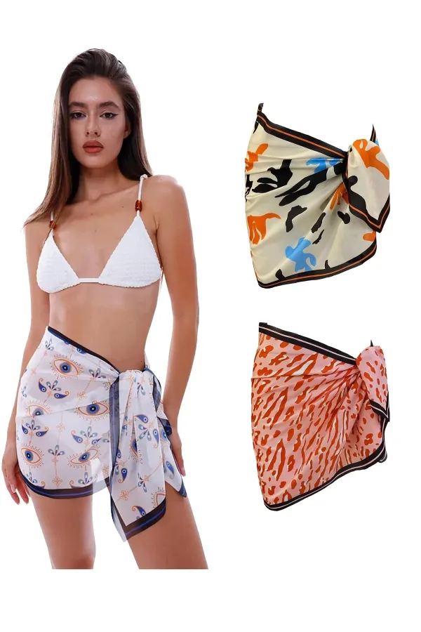 3'lü Set – Popüler Kısa Pareo Koleksiyonu 3'lü Set – Popüler Kısa Pareo Koleksiyonu