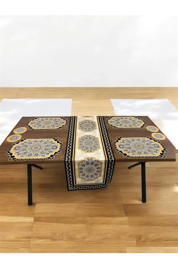 9 Parça Runner Ve Supla Seti Amerikan Servis Runner 40 X 140 Ve Bardak Altlığı 9 Parça Runner Ve Supla Seti Amerikan Servis Runner 40 X 140 Ve Bardak Altlığı