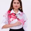Aşk Çiçeği Model Fular Bandana Şal Estascarf 70x70 Cm