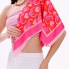 Aşk Kalpleri Model Fular Bandana Şal Estascarf 70x70 Cm