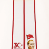 Atatürk 30 Ağustos Türk Bayraklı 85x25cm Kravat Fular 100'lü