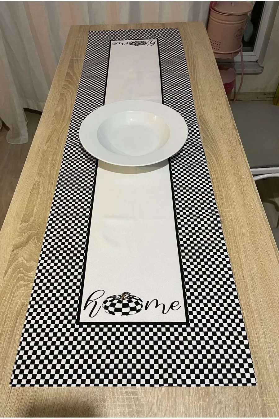 Balkabağı Desen Runner Ve Home Desen Runner 40 X 140 Ikili Paket Balkabağı Desen Runner Ve Home Desen Runner 40 X 140 Ikili Paket