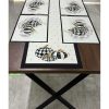 Balkabağı Desenli Runner 40 X 140 Ve Amerikan Servis Takımı Balkabağı Desenli Runner 40 X 140 Ve Amerikan Servis Takımı