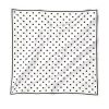 Beyaz Puantiyeli Fular Bandana Estascarf 48x48 Cm