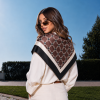 Desenli Fular Estacraft Şal Bandana 70x70cm