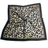 Desenli Fular Leopar Estacraft Şal Bandana 70x70cm