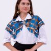 Gece Leoparı Model Fular Bandana Şal Estascarf 70x70 Cm