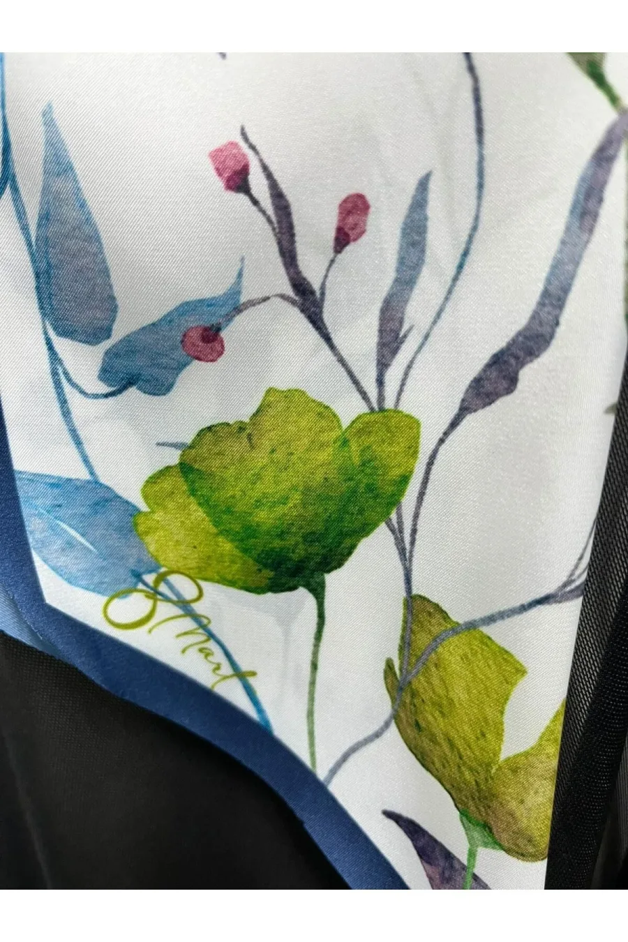 Gelincik Bahçesi Kadınlar Gününe Özel Kravat / Eşarp / Fular 84x23 cm