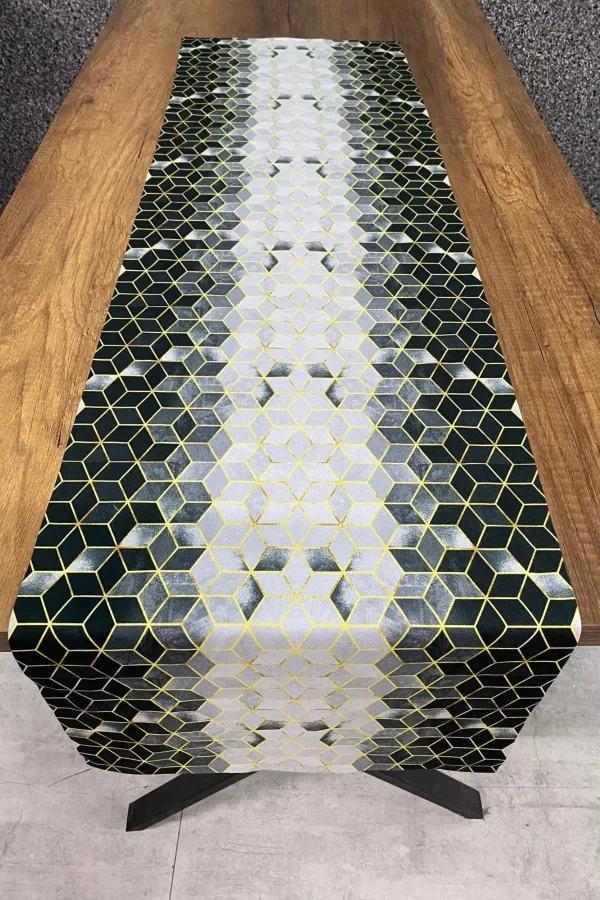 Geometrik Desenli Runner 40x140 Cm Geometrik Desenli Runner 40x140 Cm