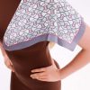 Gri Zarafet Model Fular Estascarf 48 x 48 Cm