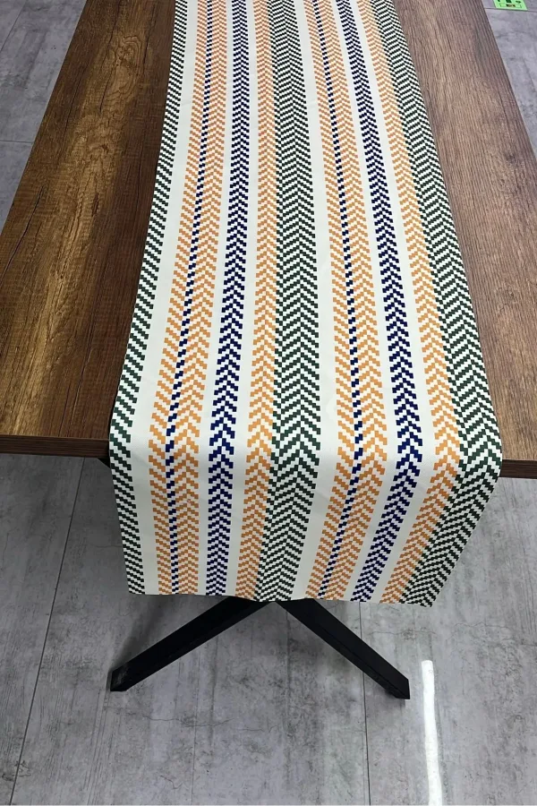 Hasır Desenli Runner Örtüsü 40 X 140 Hasır Desenli Runner Örtüsü 40 X 140