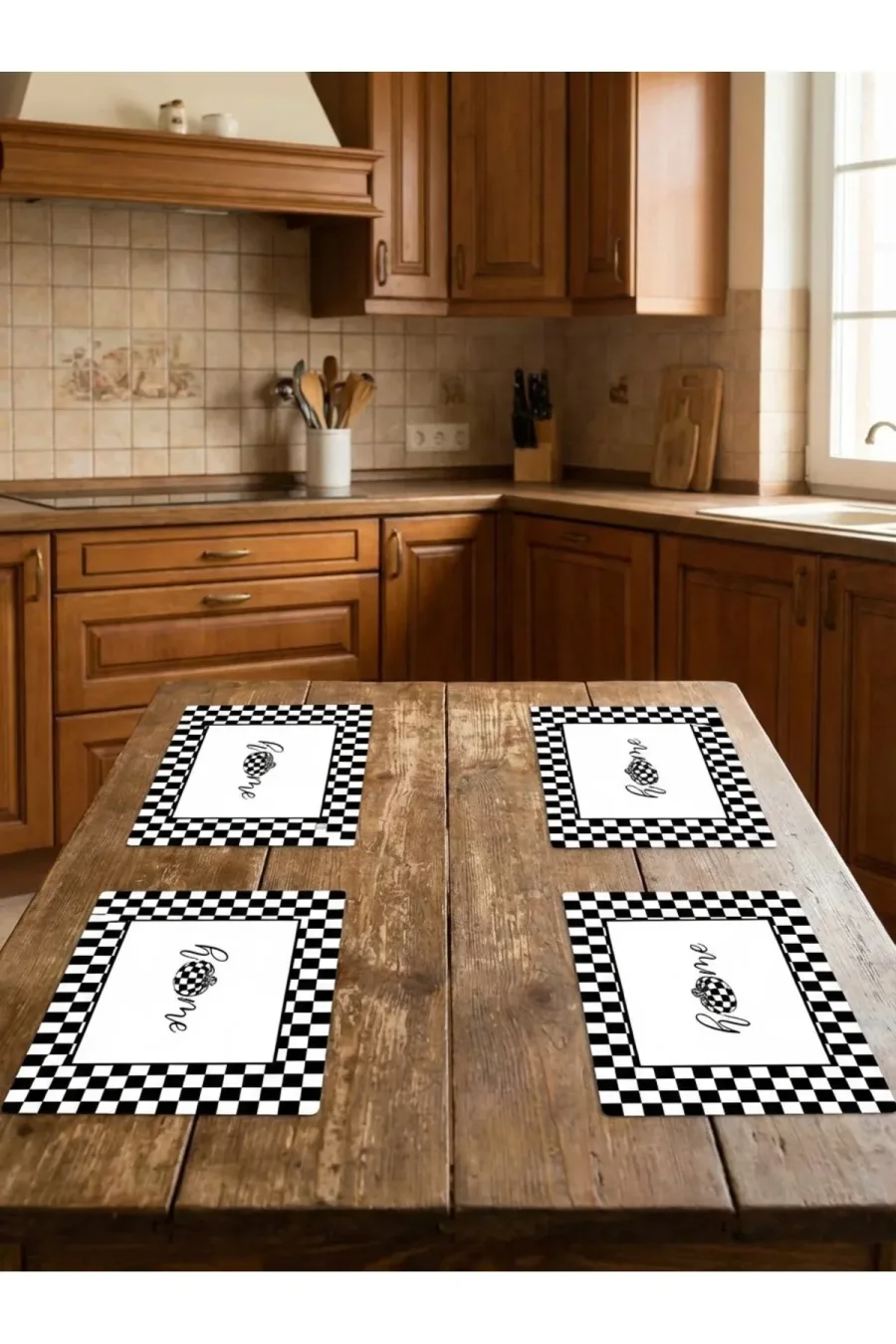 Home Desenli Desenli Runner & 4’lü Kare Supla Takım
