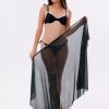 İç Gösterir Transparan Pareo - Gölgeli Zarafet Model 150x95 Cm