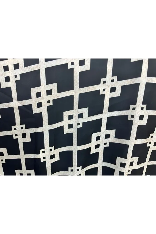 Kare / Cupra Saten Aksesuar Şal Atkı Estascraf 180x70cm