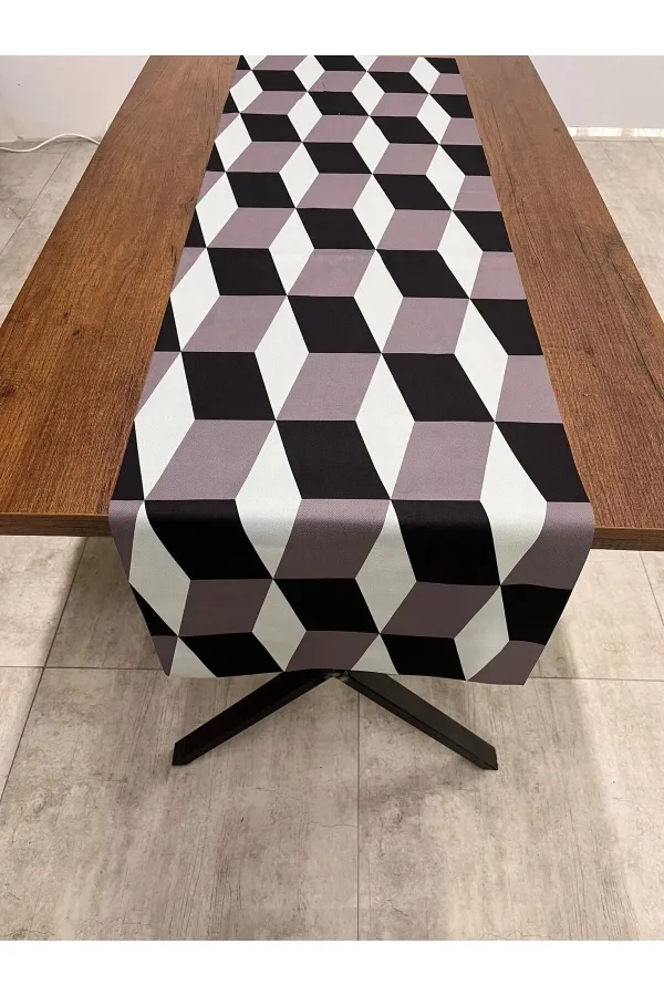 Kare Desenli Runner 40 X 140 Kare Desenli Runner 40 X 140