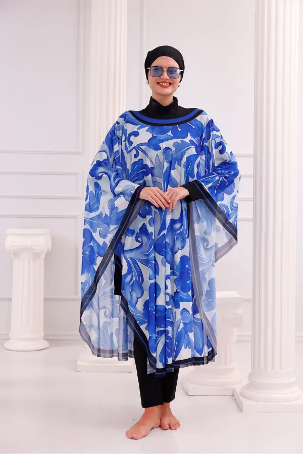Kimono Pareo - Tesettür Pareo - Akdeniz Model 240x135 Cm Kimono Pareo - Tesettür Pareo - Akdeniz Model 240x135 Cm