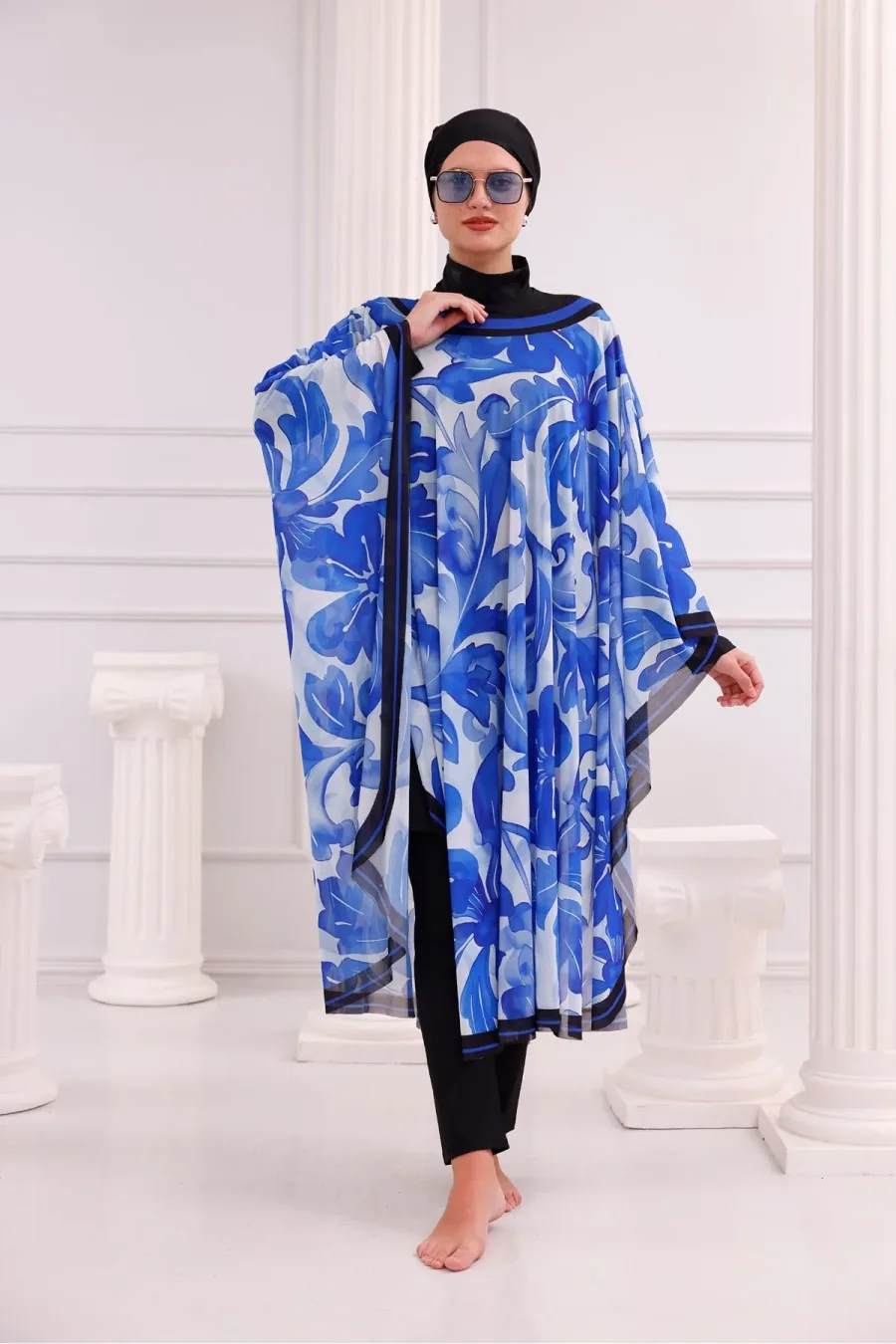Kimono Pareo - Tesettür Pareo - Akdeniz Model 240x135 Cm