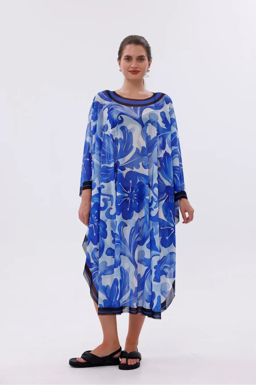 Kimono Pareo - Tesettür Pareo - Akdeniz Model 240x135 Cm