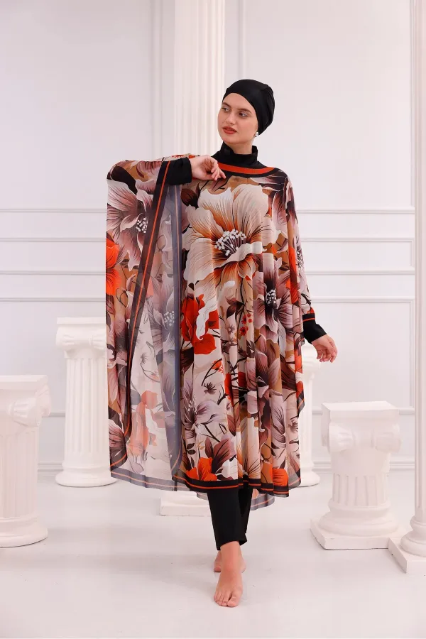 Kimono Pareo - Tesettür Pareo - Belek Model 240x135 Cm