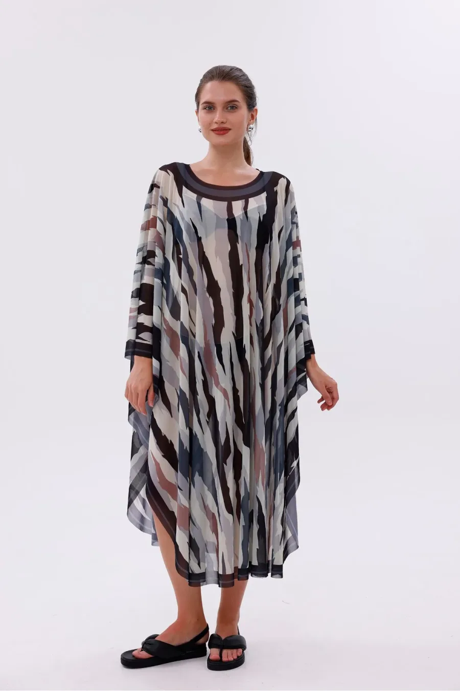 Kimono Pareo - Tesettür Pareo - Bodrum Model 240x135 Cm