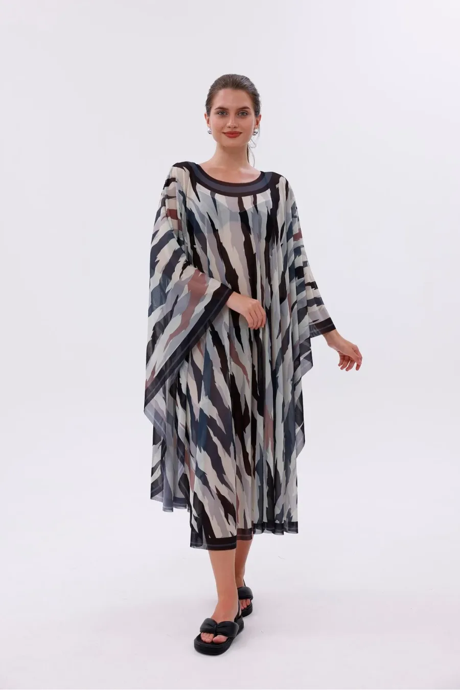 Kimono Pareo - Tesettür Pareo - Bodrum Model 240x135 Cm