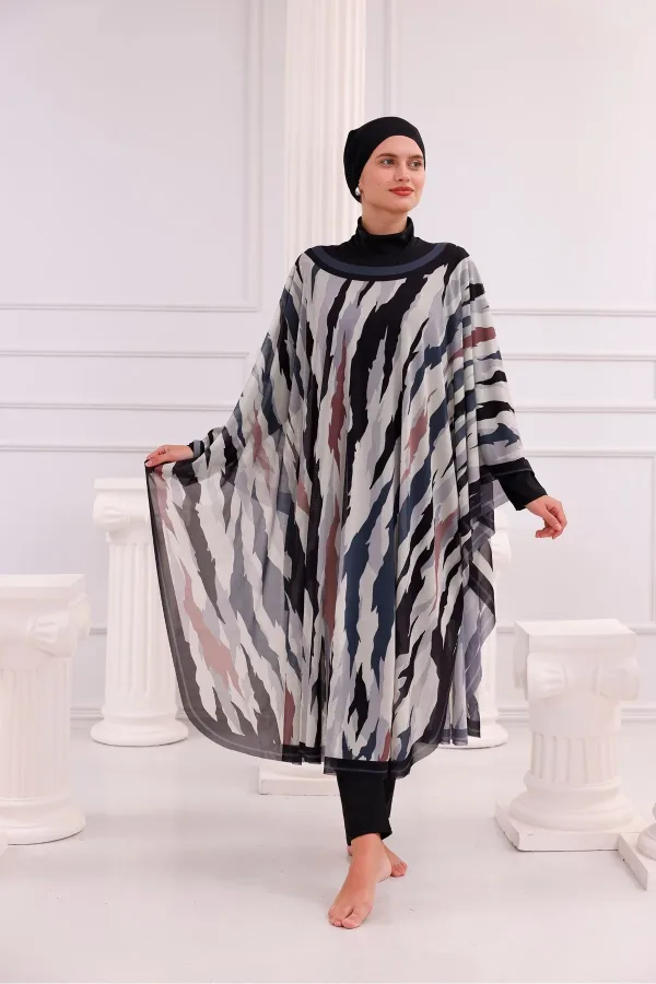 Kimono Pareo - Tesettür Pareo - Bodrum Model 240x135 Cm Kimono Pareo - Tesettür Pareo - Bodrum Model 240x135 Cm
