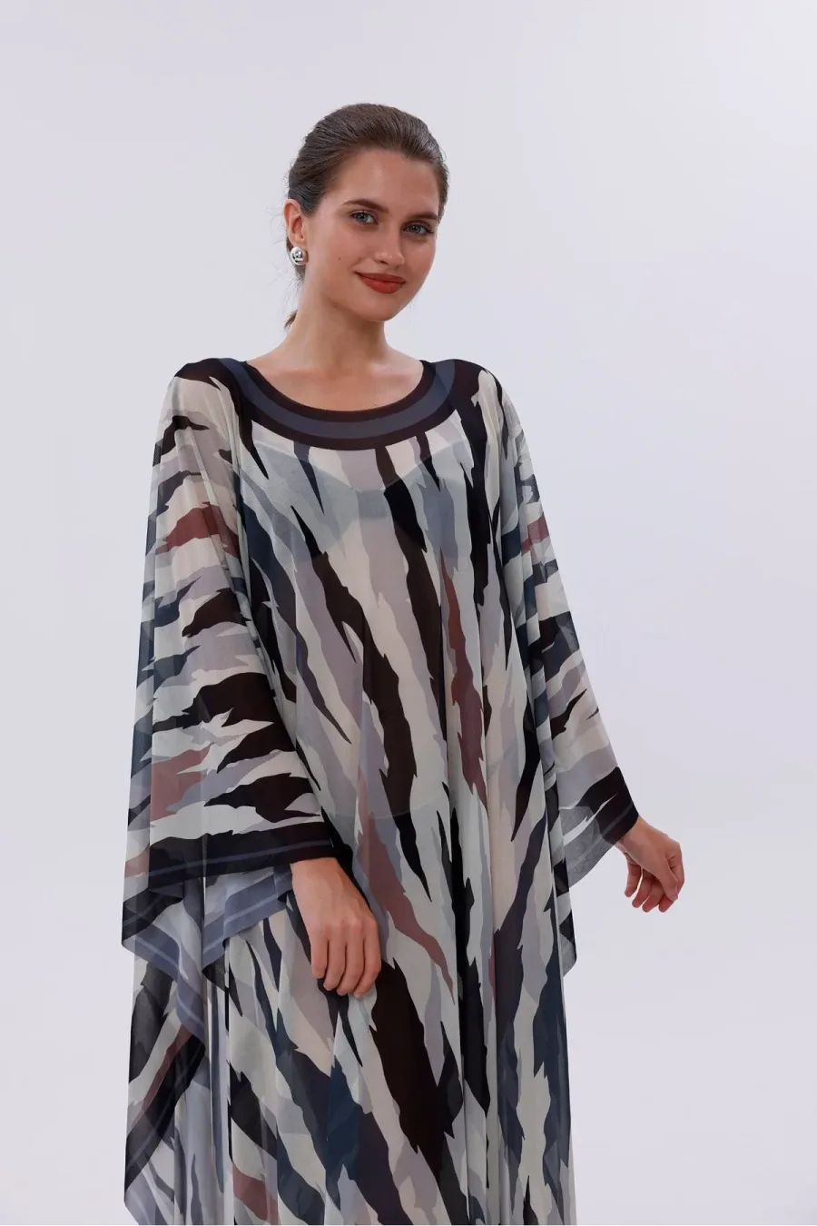 Kimono Pareo - Tesettür Pareo - Bodrum Model 240x135 Cm