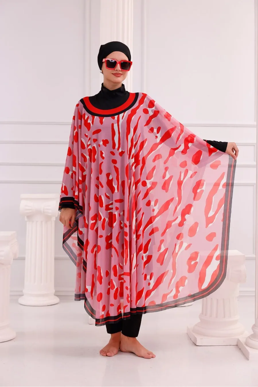 Kimono Pareo - Tesettür Pareo - Datça Model 240x135 Cm