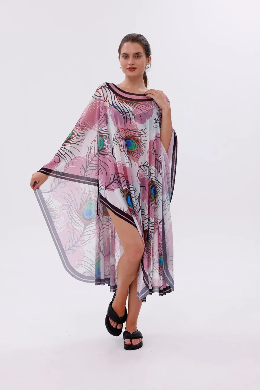 Kimono Pareo - Tesettür Pareo - Ege Model 240x135 Cm