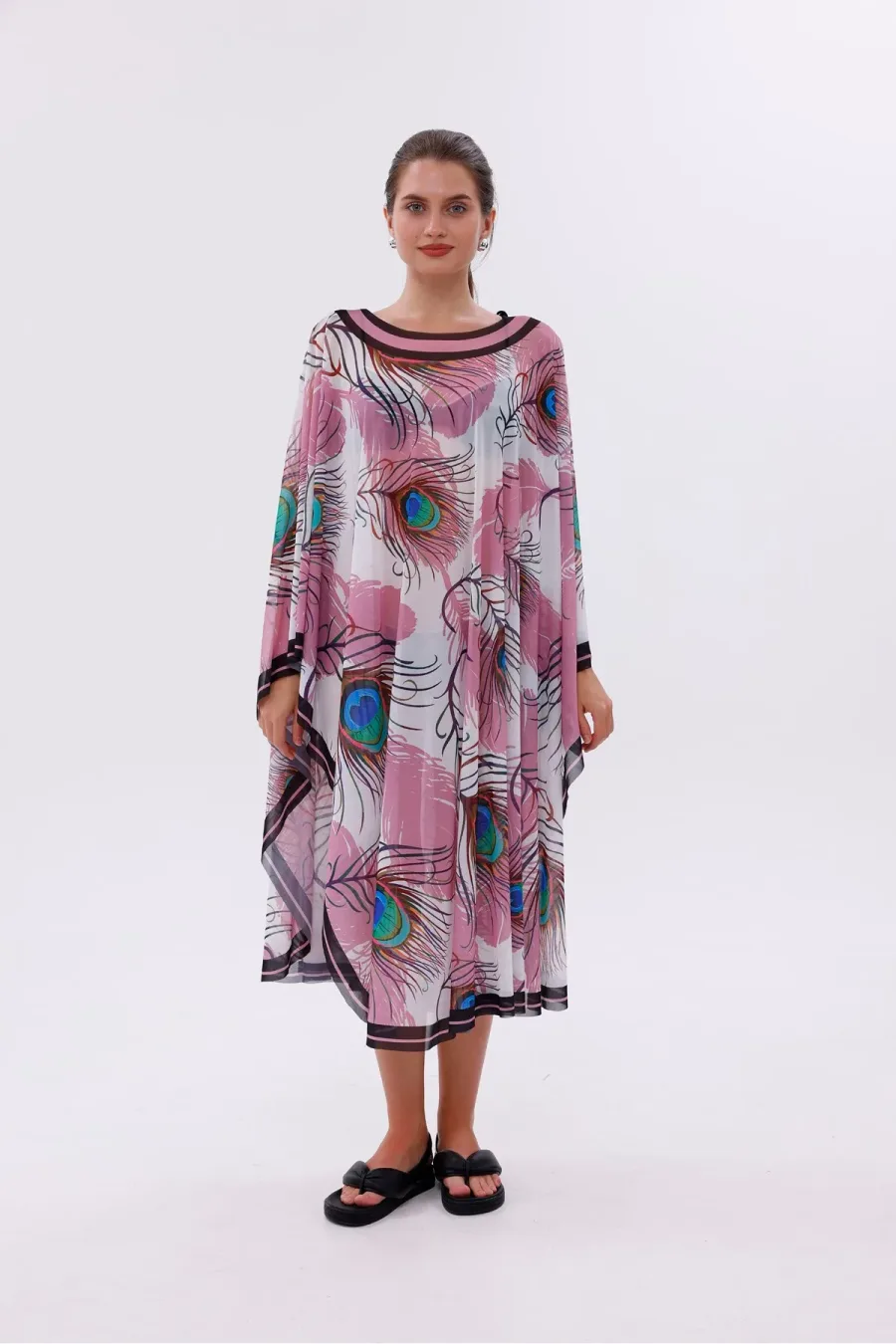 Kimono Pareo - Tesettür Pareo - Ege Model 240x135 Cm