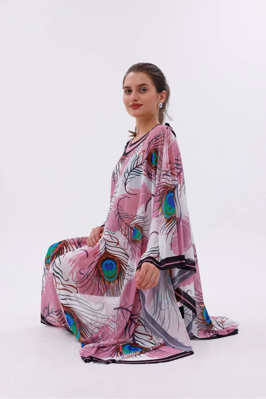 Kimono Pareo - Tesettür Pareo - Ege Model 240x135 Cm