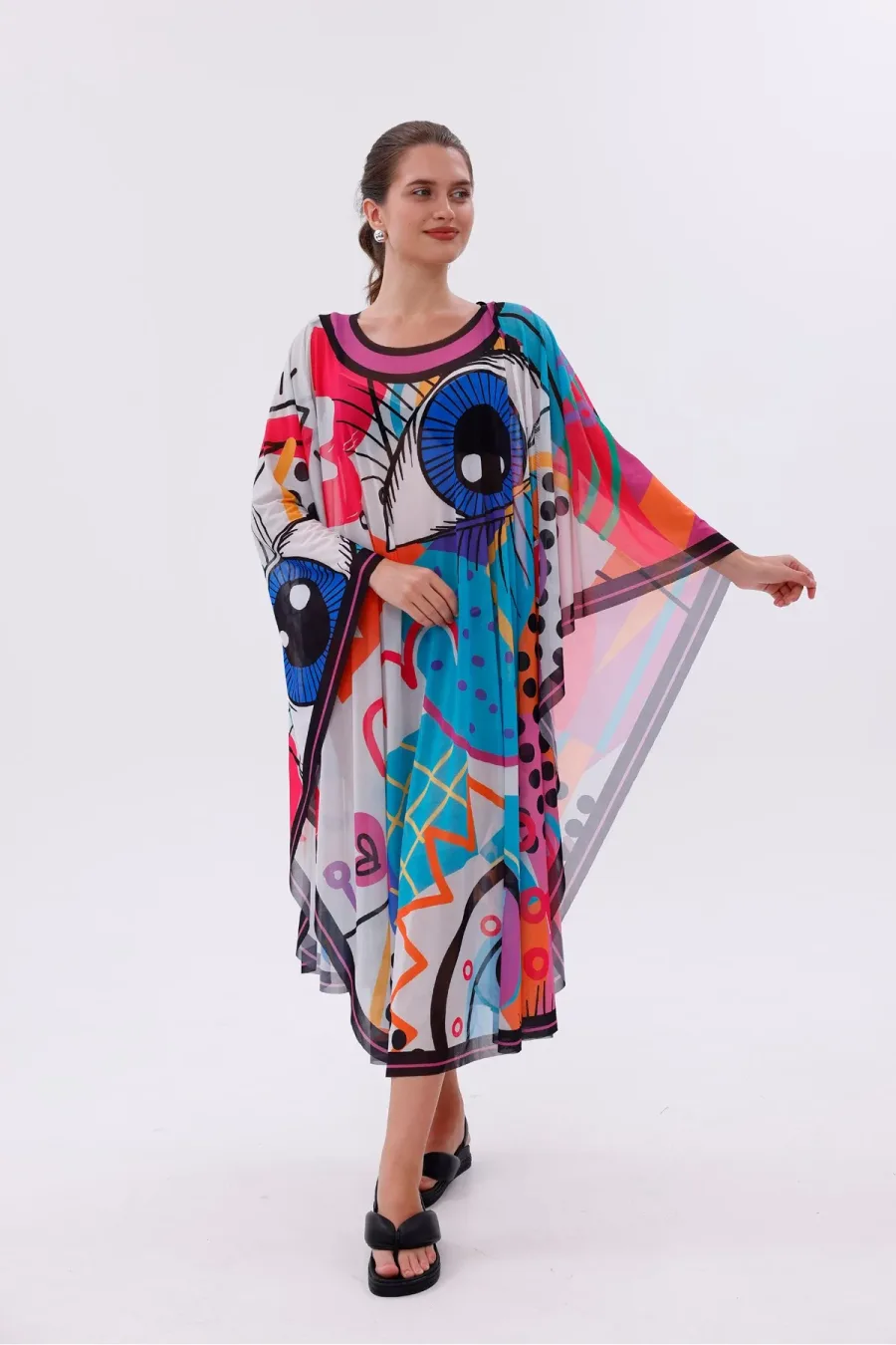 Kimono Pareo - Tesettür Pareo - Fethiye Model 240x135 Cm
