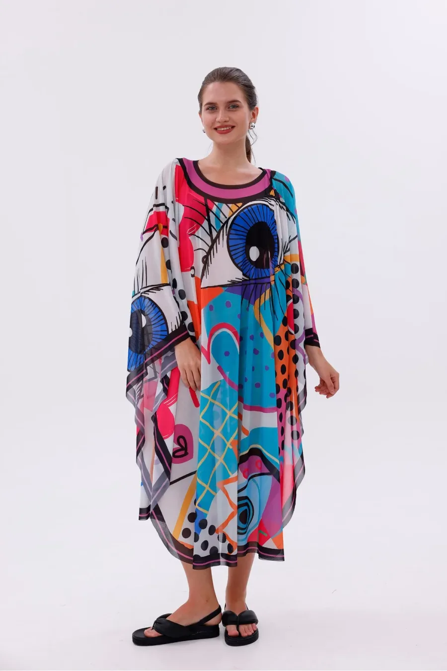 Kimono Pareo - Tesettür Pareo - Fethiye Model 240x135 Cm