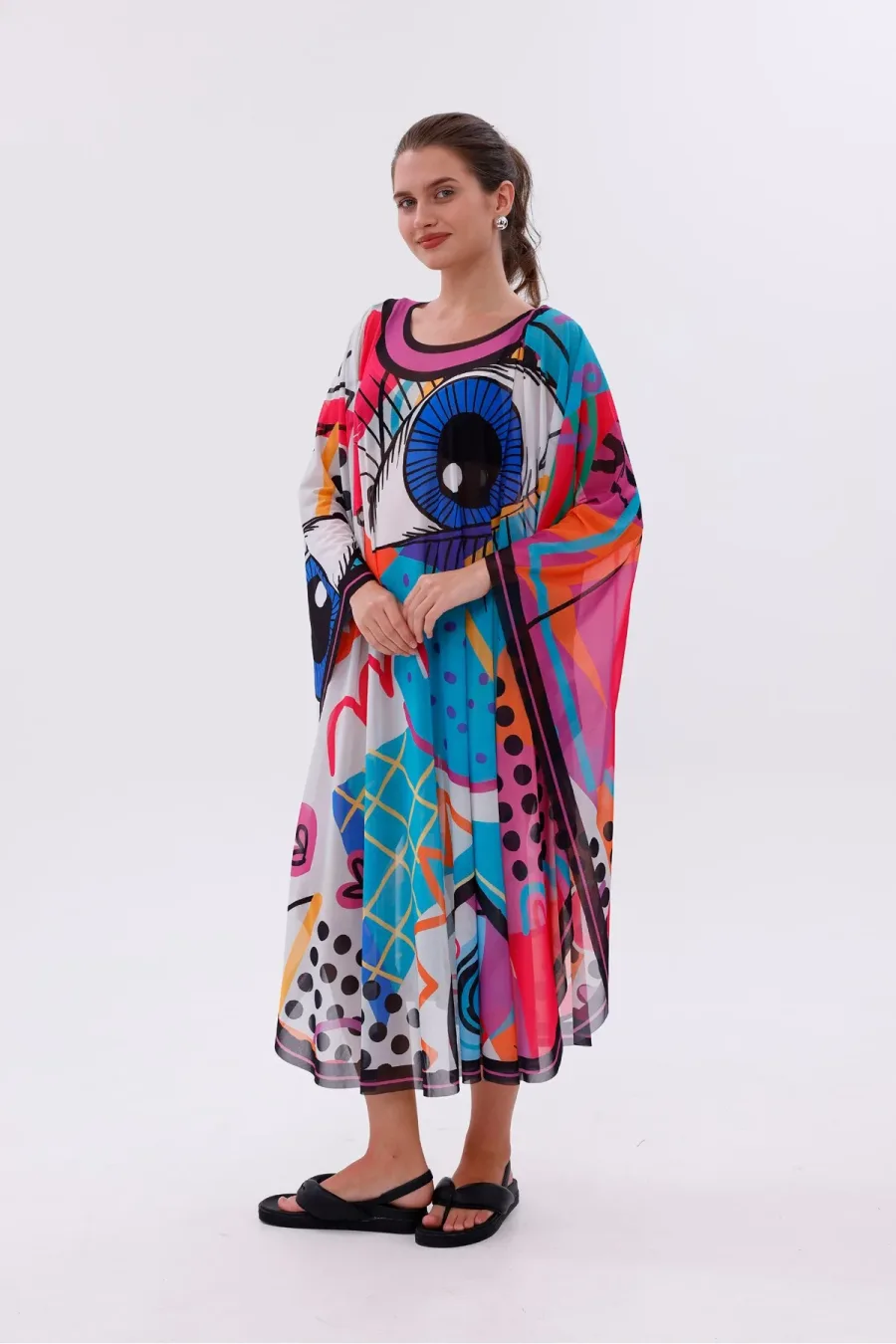 Kimono Pareo - Tesettür Pareo - Fethiye Model 240x135 Cm