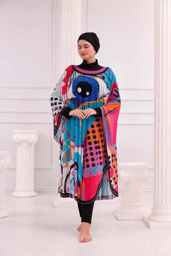 Kimono Pareo - Tesettür Pareo - Fethiye Model 240x135 Cm Kimono Pareo - Tesettür Pareo - Fethiye Model 240x135 Cm