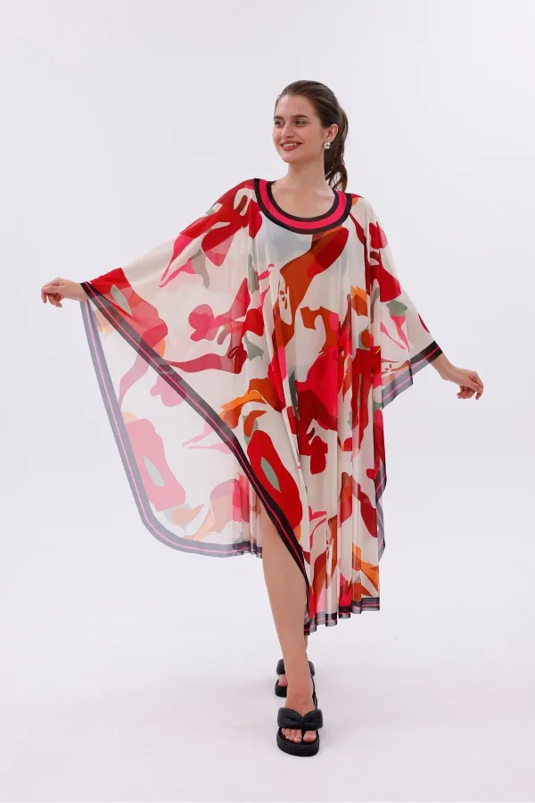 Kimono Pareo - Tesettür Pareo - Kemer Model 240x135 Cm Kimono Pareo - Tesettür Pareo - Kemer Model 240x135 Cm