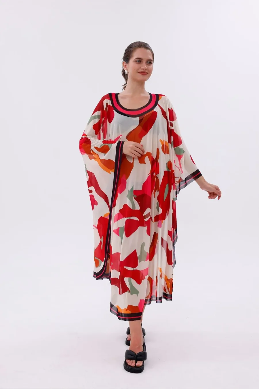 Kimono Pareo - Tesettür Pareo - Kemer Model 240x135 Cm
