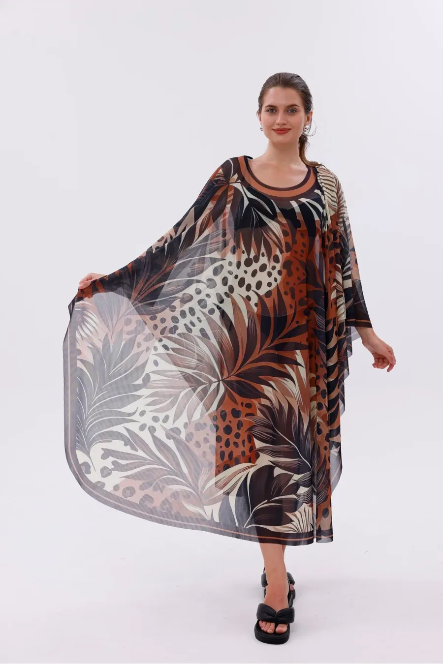 Kimono Pareo - Tesettür Pareo - Marmaris Model 240x135 Cm