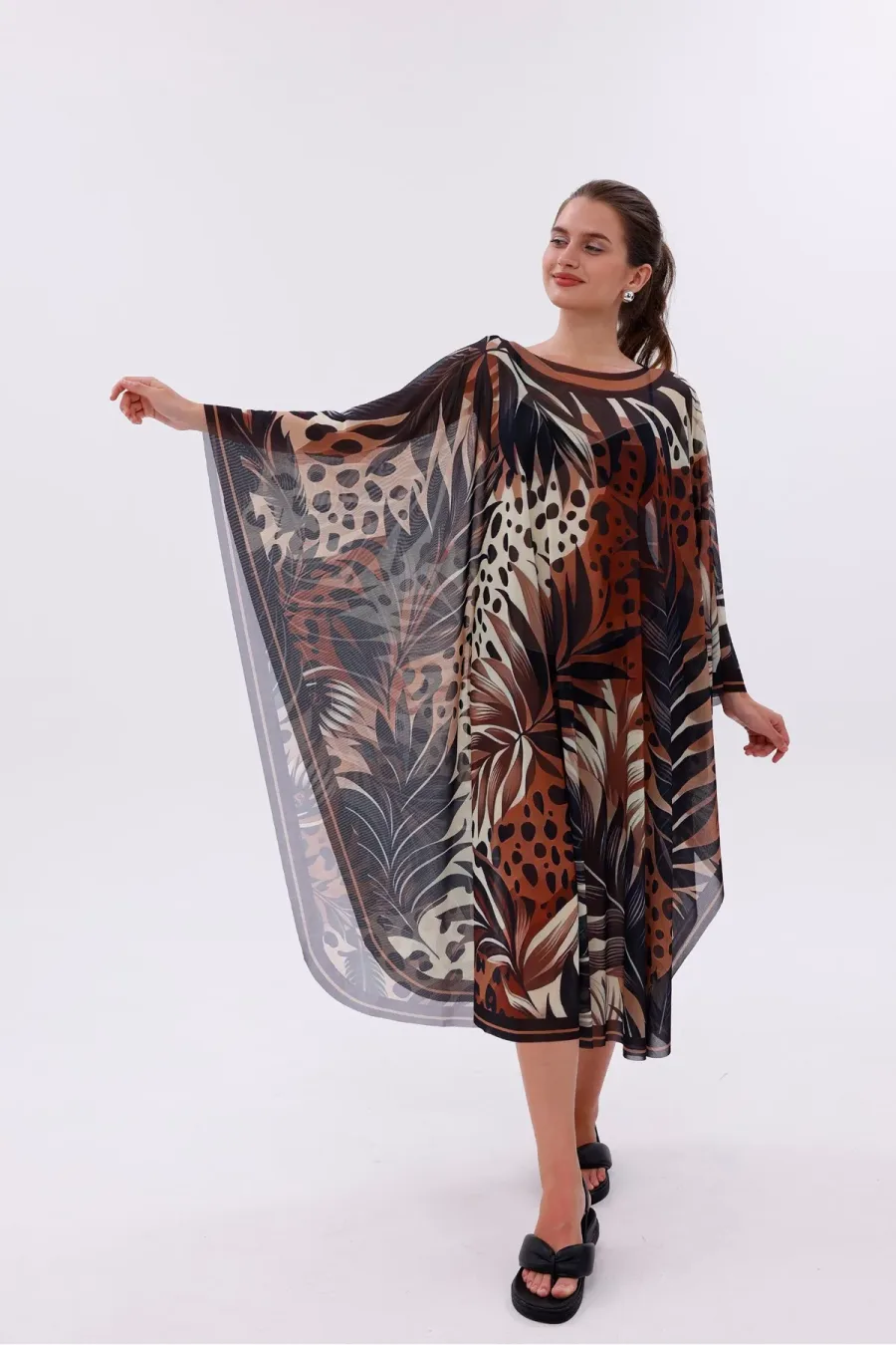 Kimono Pareo - Tesettür Pareo - Marmaris Model 240x135 Cm