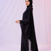 Kimono Pareo - Tesettür Pareo - Puantiyeli Siyah 240x135 Cm