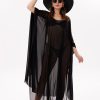 Kimono Pareo - Tesettür Pareo - Puantiyeli Siyah 240x135 Cm